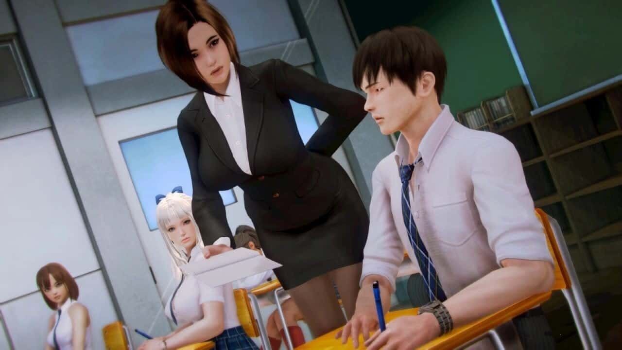 二次元老婆学院_Waifu Academy 场景演出 玩法截图 4