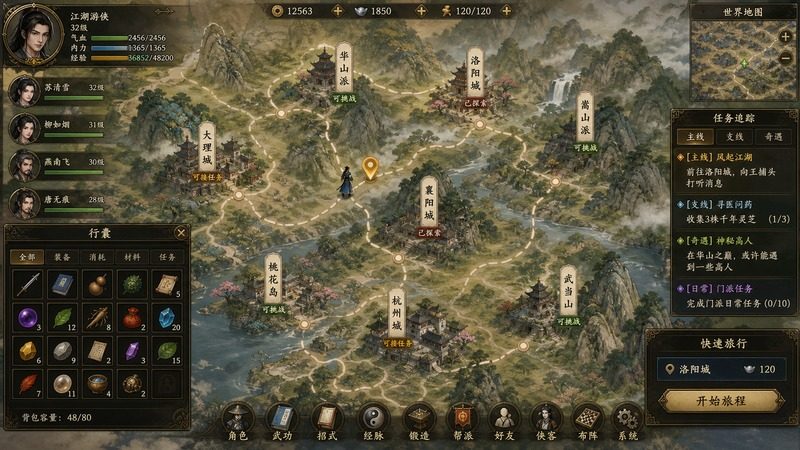 金庸群侠传5爱与死仙狐MOD六周年 天命线 场景图 7